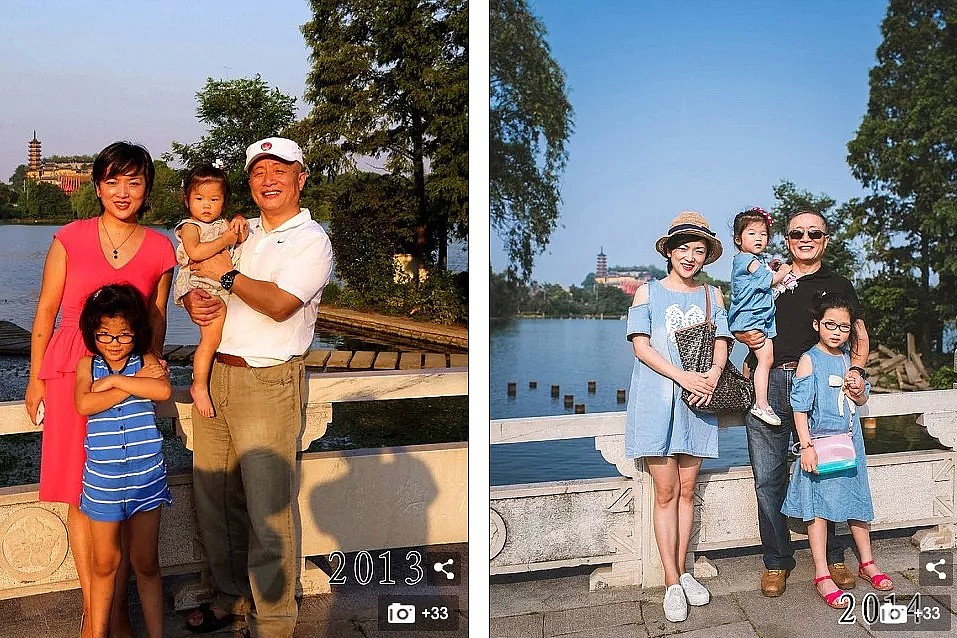 每年在同个地方，中国爸爸和女儿坚持合照40年！外国网友看哭：最爱我的人就这样老了…（组图） - 34