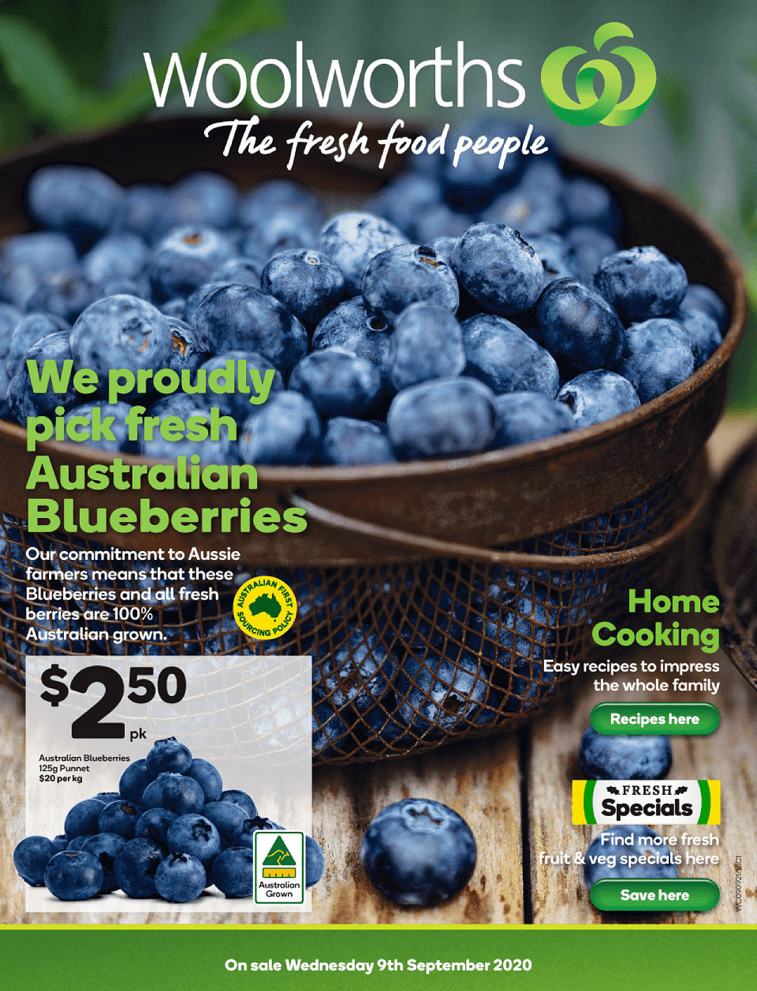 Woolworths 9月9日-9月15日折扣，春卷、纸尿裤半价 - 1