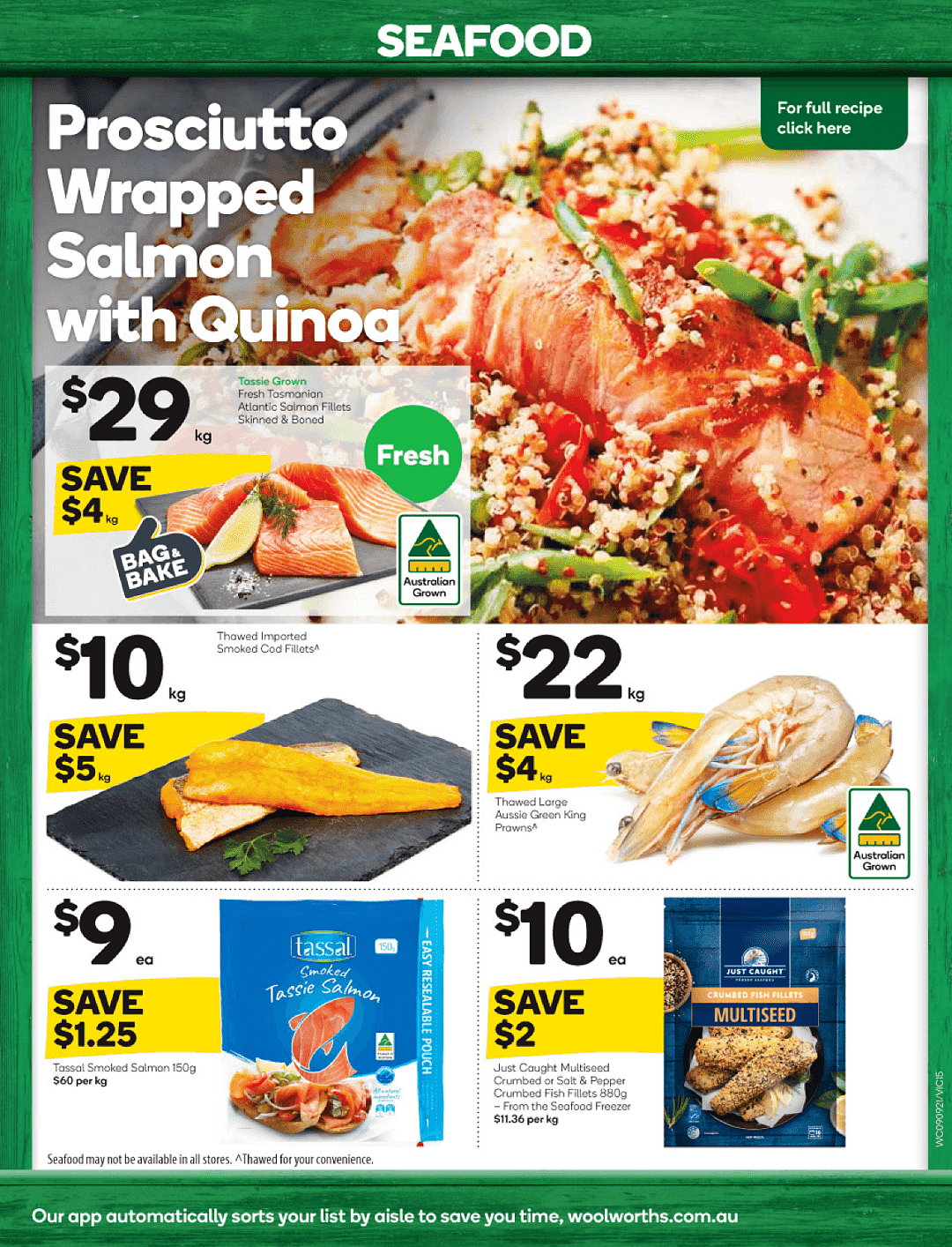 Woolworths 9月9日-9月15日折扣，春卷、纸尿裤半价 - 13