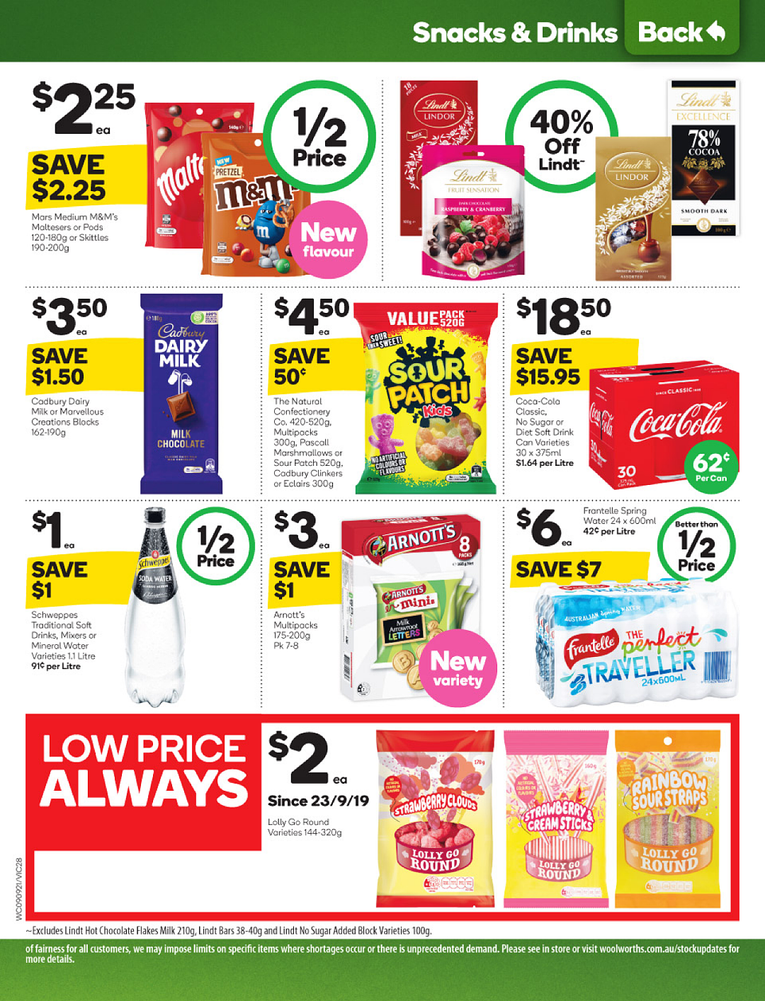 Woolworths 9月9日-9月15日折扣，春卷、纸尿裤半价 - 26