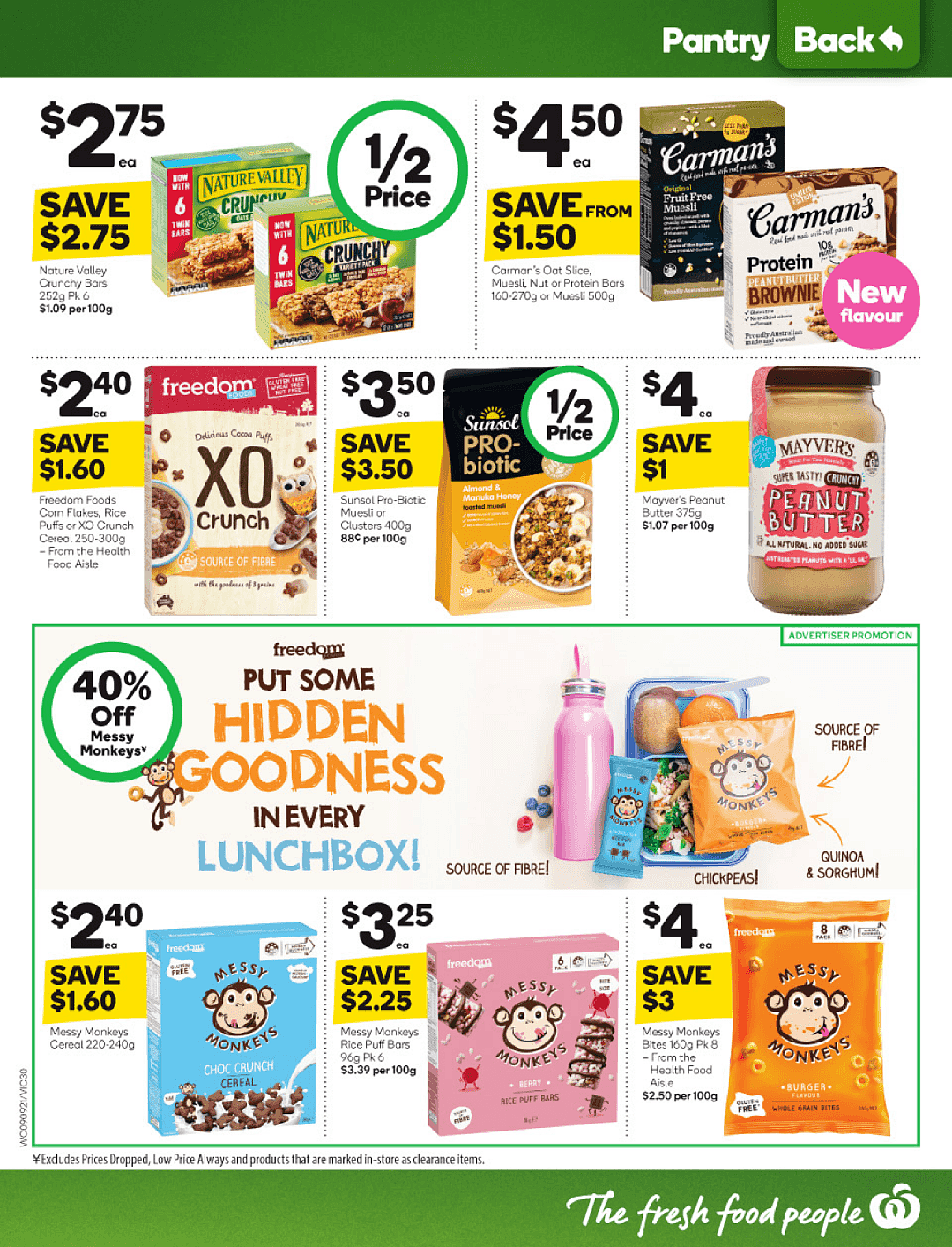 Woolworths 9月9日-9月15日折扣，春卷、纸尿裤半价 - 28