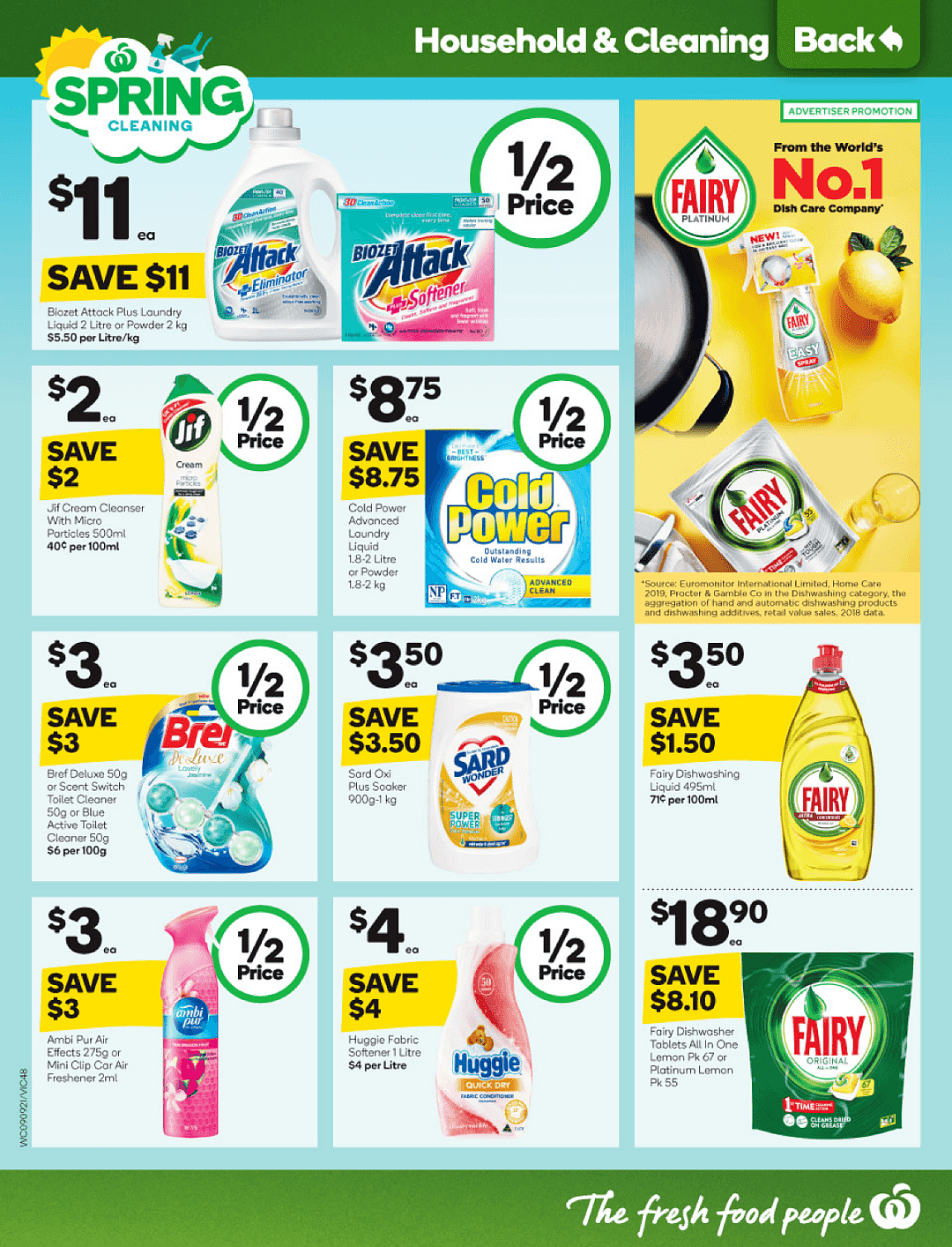 Woolworths 9月9日-9月15日折扣，春卷、纸尿裤半价 - 46