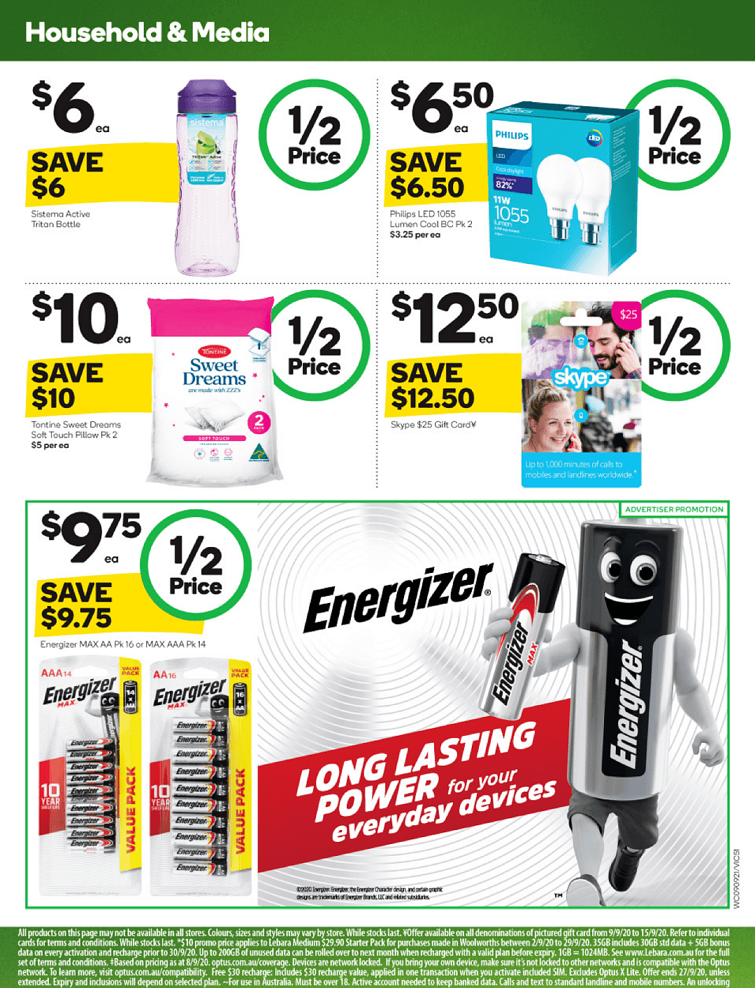 Woolworths 9月9日-9月15日折扣，春卷、纸尿裤半价 - 49