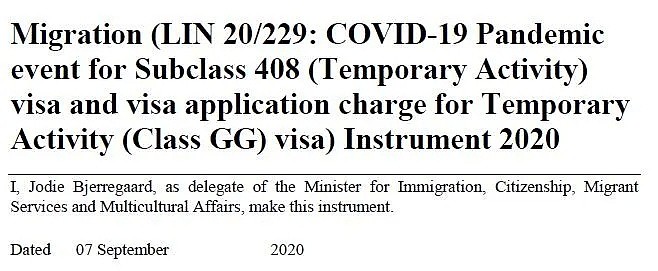 澳洲移民局关键行业再次更新，408签证申请人范围扩大！维州190/491和投资移民州担今天正式开启（组图） - 1