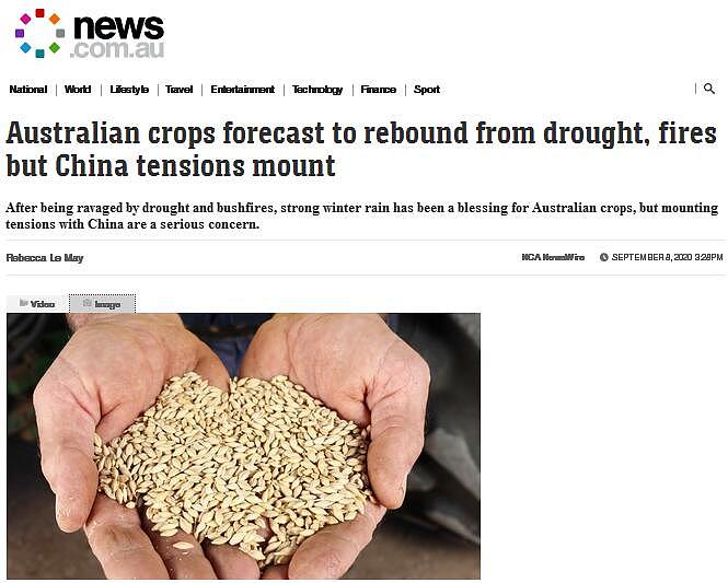 澳洲农作物产量拟回升 7月对华大麦出口大增！ - 1