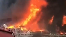 视频曝光！黎巴嫩首都贝鲁特港口再现大火，1个月前这里刚发生爆炸（视频/组图）