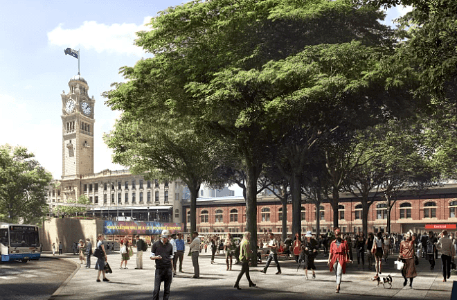 悉尼中央车站旁将建大型广场！为城市经济注入活力（组图） - 2