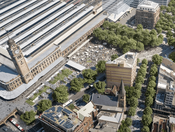 悉尼中央车站旁将建大型广场！为城市经济注入活力（组图） - 3