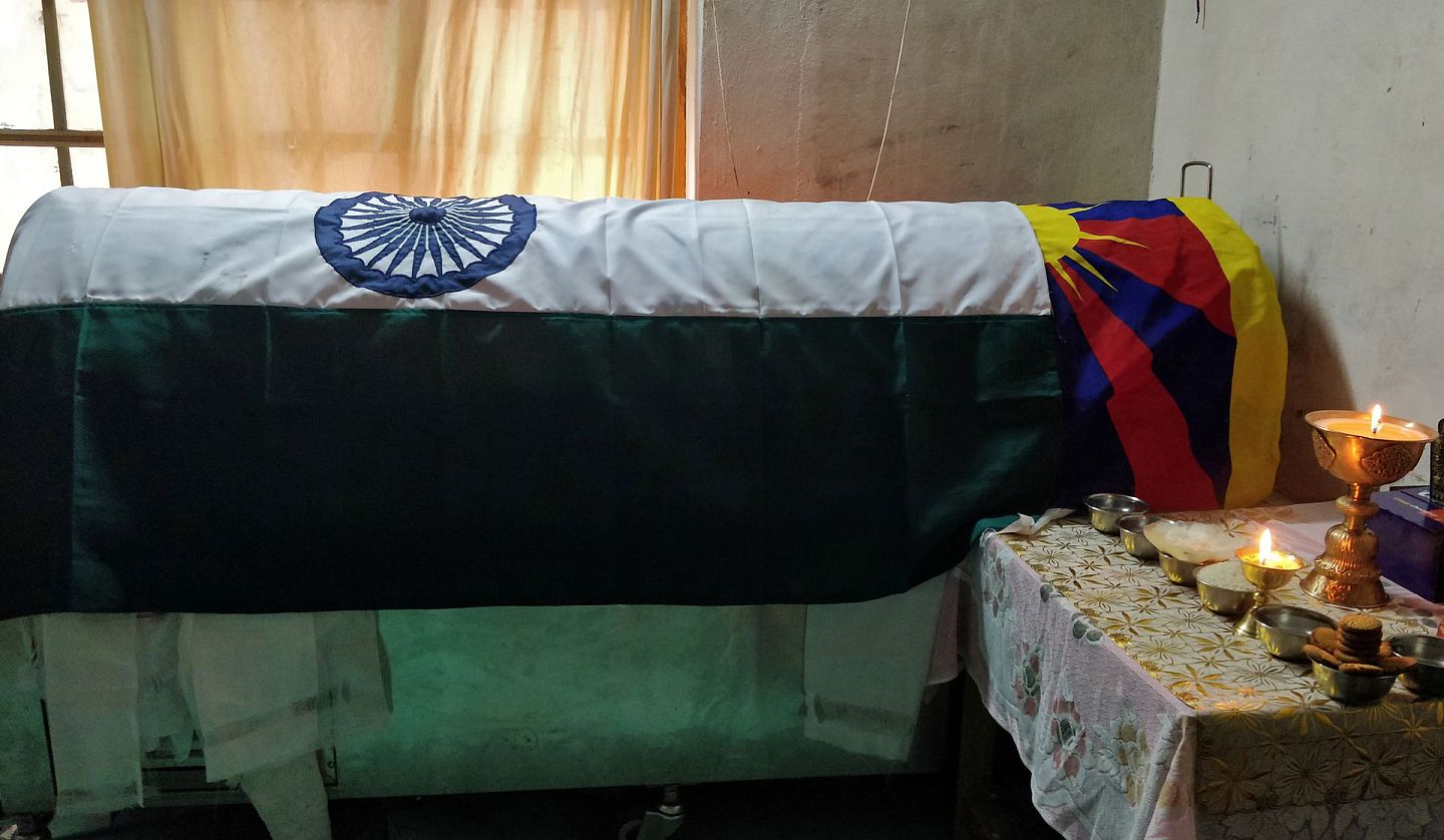 印度身亡士兵的葬礼现场。（Reuters）