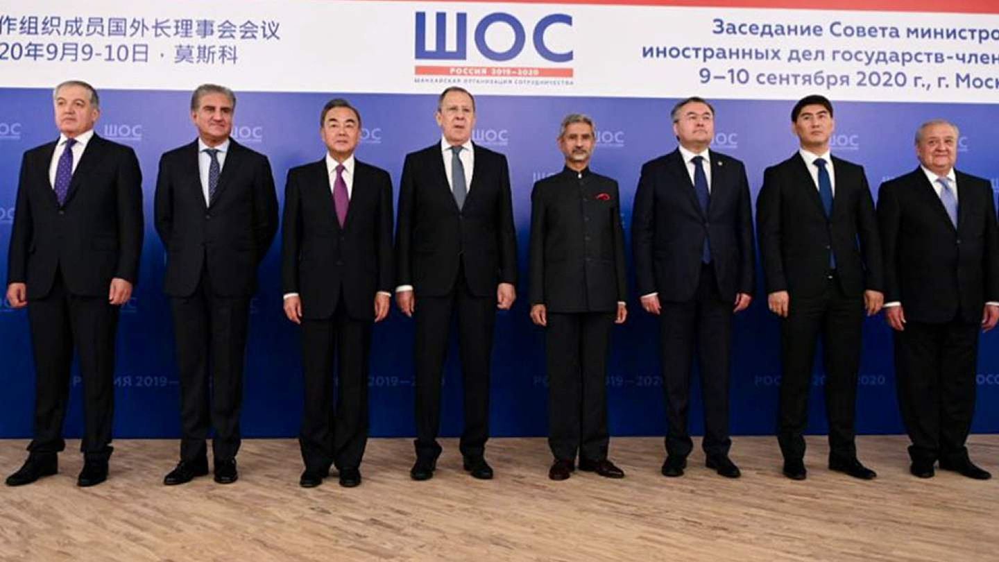 王毅和苏杰生此次赴莫斯科是为了出席上海合作组织（SCO）外长会。（Twitter@Dr. S. Jaishankar）