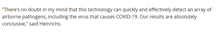 牛！加拿大推出神器，可直接测出空气中新冠病毒，1万1台，你买吗?（组图） - 7