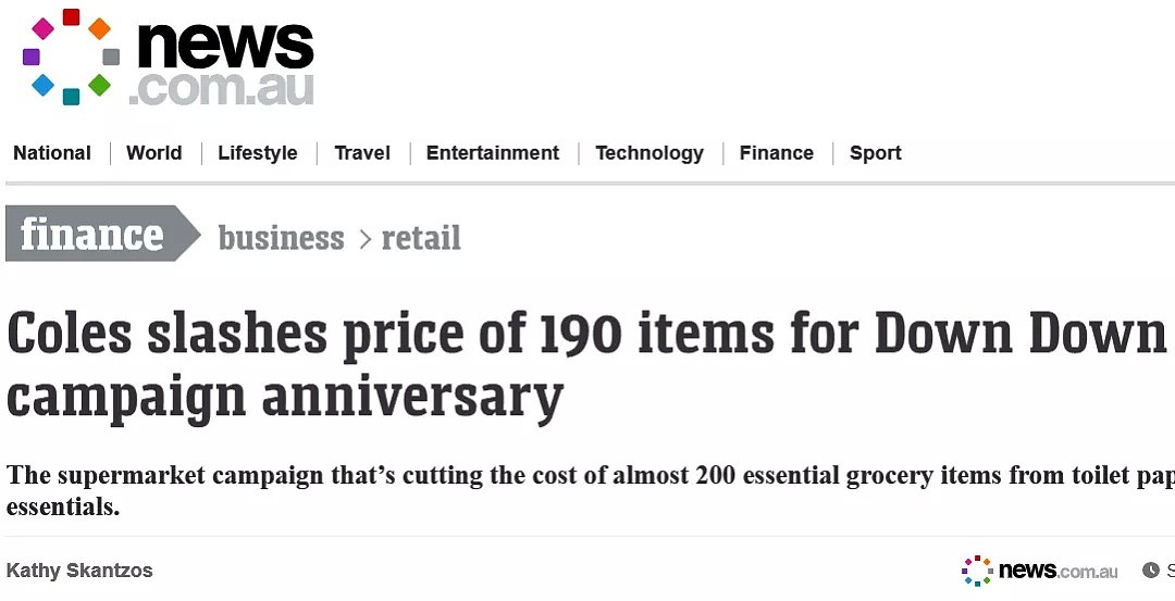 半价！Coles十周年大促，近200件日常必备好物5折起，5刀厕纸、10刀5kg大米、3刀蓝莓 - 1