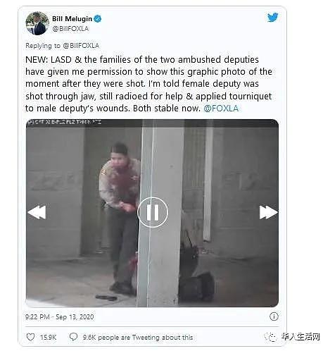 总统支持死刑！LA警察遭伏击，英雄女警誓死保护同事，华裔女记者“无辜躺枪”（视频/组图） - 2