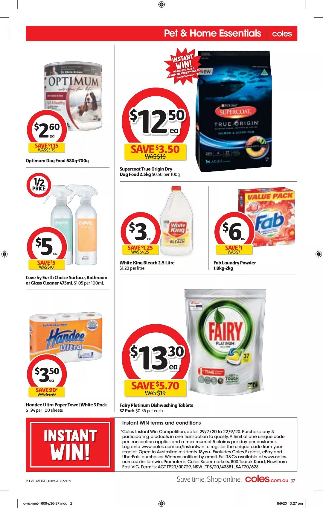 Coles 9月16日-9月22日折扣，春卷半价 - 37