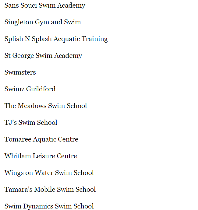 为避免夏季溺水悲剧，全澳5岁以下孩子可免费学游泳！内附免费游泳学校名单（组图） - 9