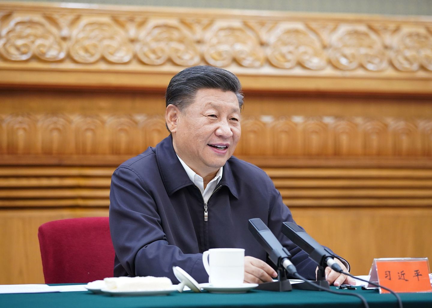 9月11日，习近平在北京主持召开科学家座谈会。 （新华社）