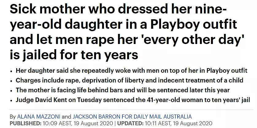 给女儿下迷药、送给“朋友”玩！这个澳洲妈妈终于被判刑了... - 10