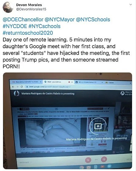 纽约市开学时间再推迟，网课或遭黑客攻击播放色情视频，56所感染学校名单公布（组图） - 3