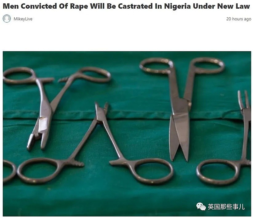 强奸就阉割，性侵儿童直接死刑！尼日利亚硬核对抗强奸（组图） - 7