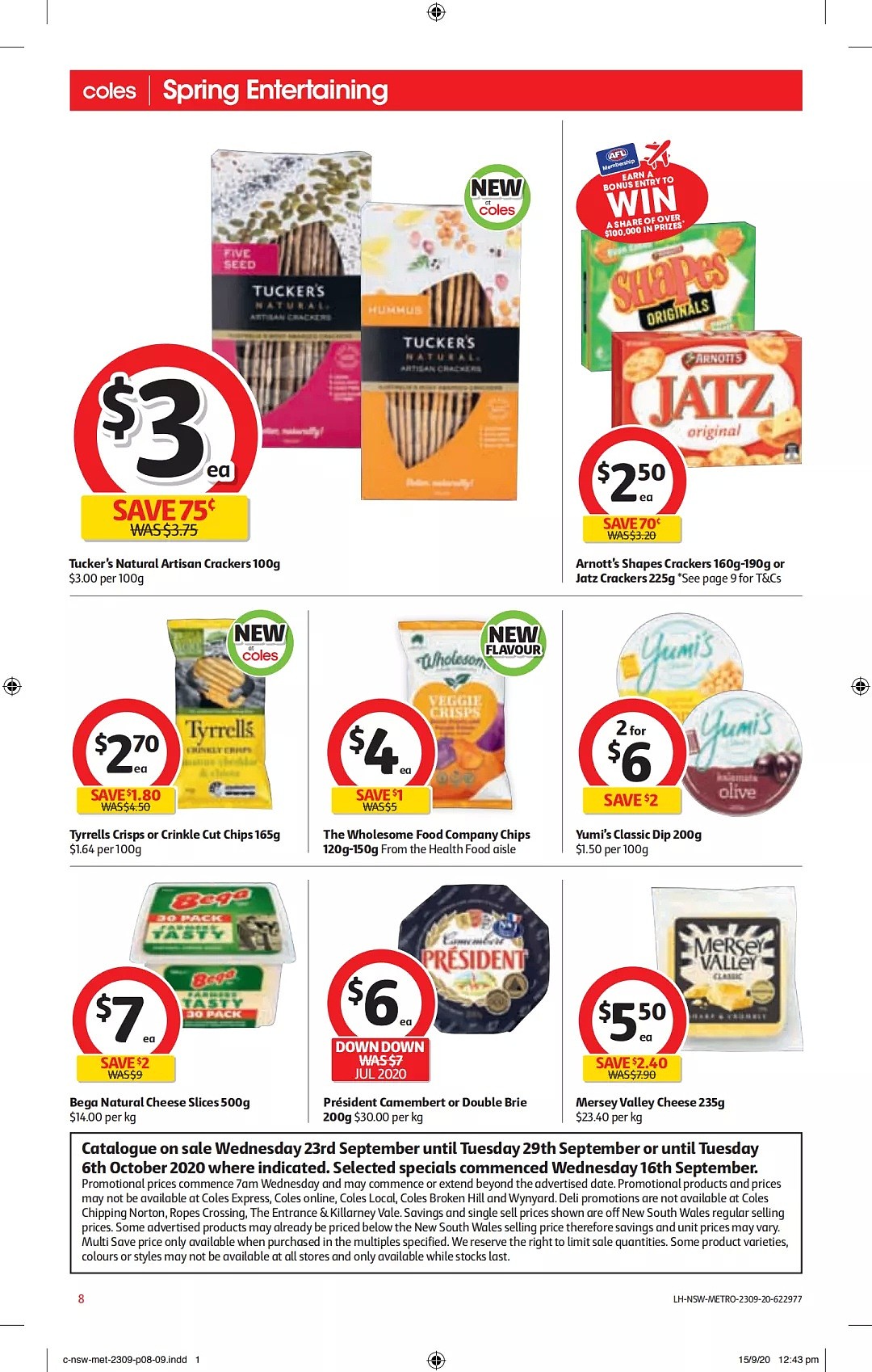 Coles 9月23日-9月29日折扣，虾饺、冰淇淋、纸尿裤半价 - 8