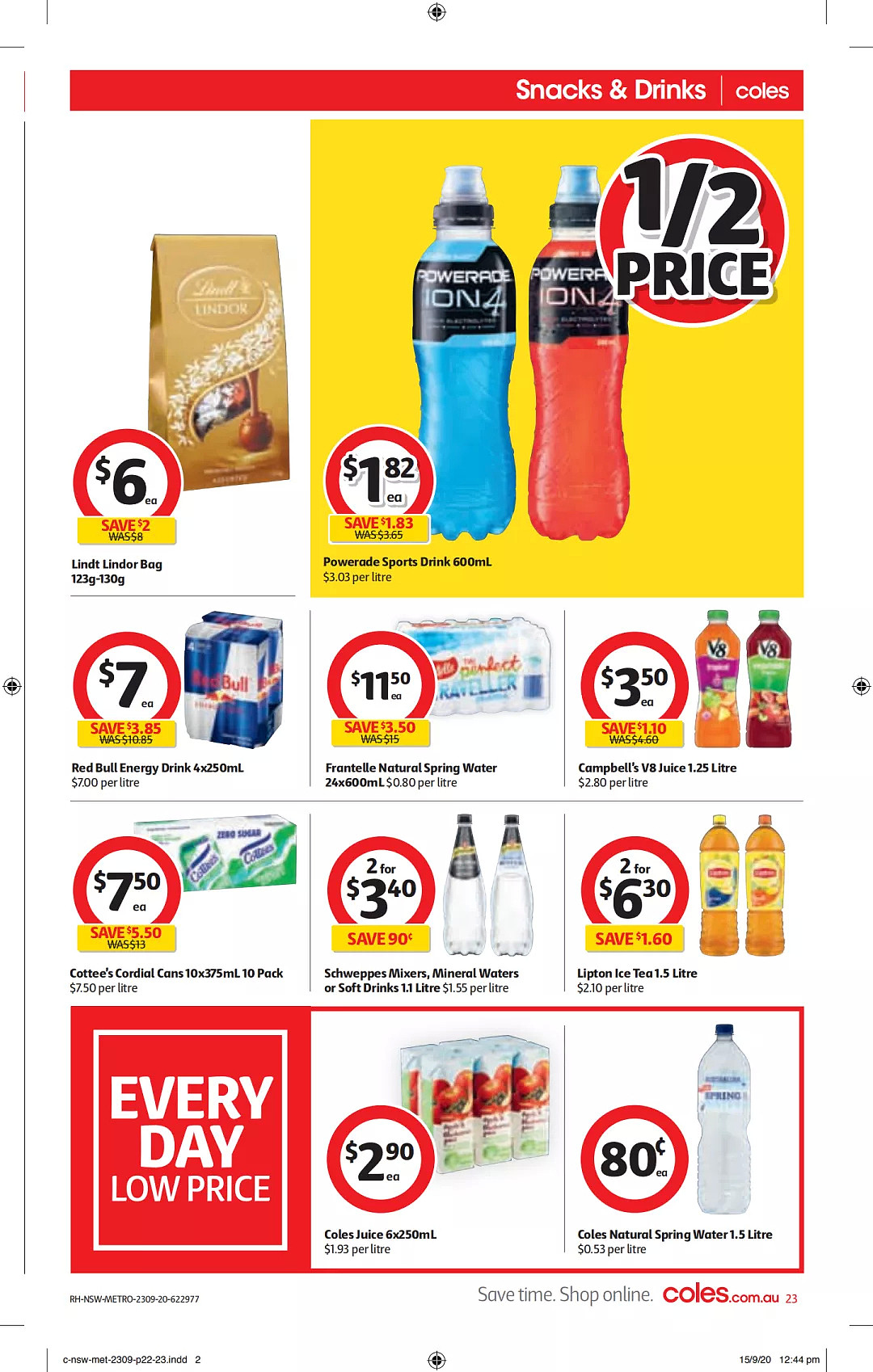 Coles 9月23日-9月29日折扣，虾饺、冰淇淋、纸尿裤半价 - 23