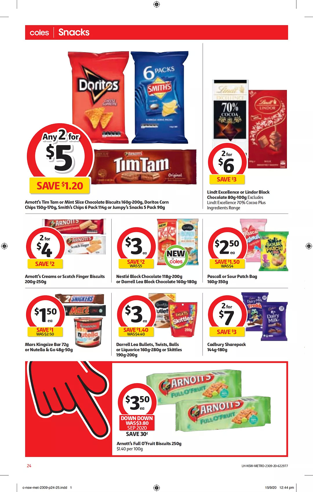 Coles 9月23日-9月29日折扣，虾饺、冰淇淋、纸尿裤半价 - 24