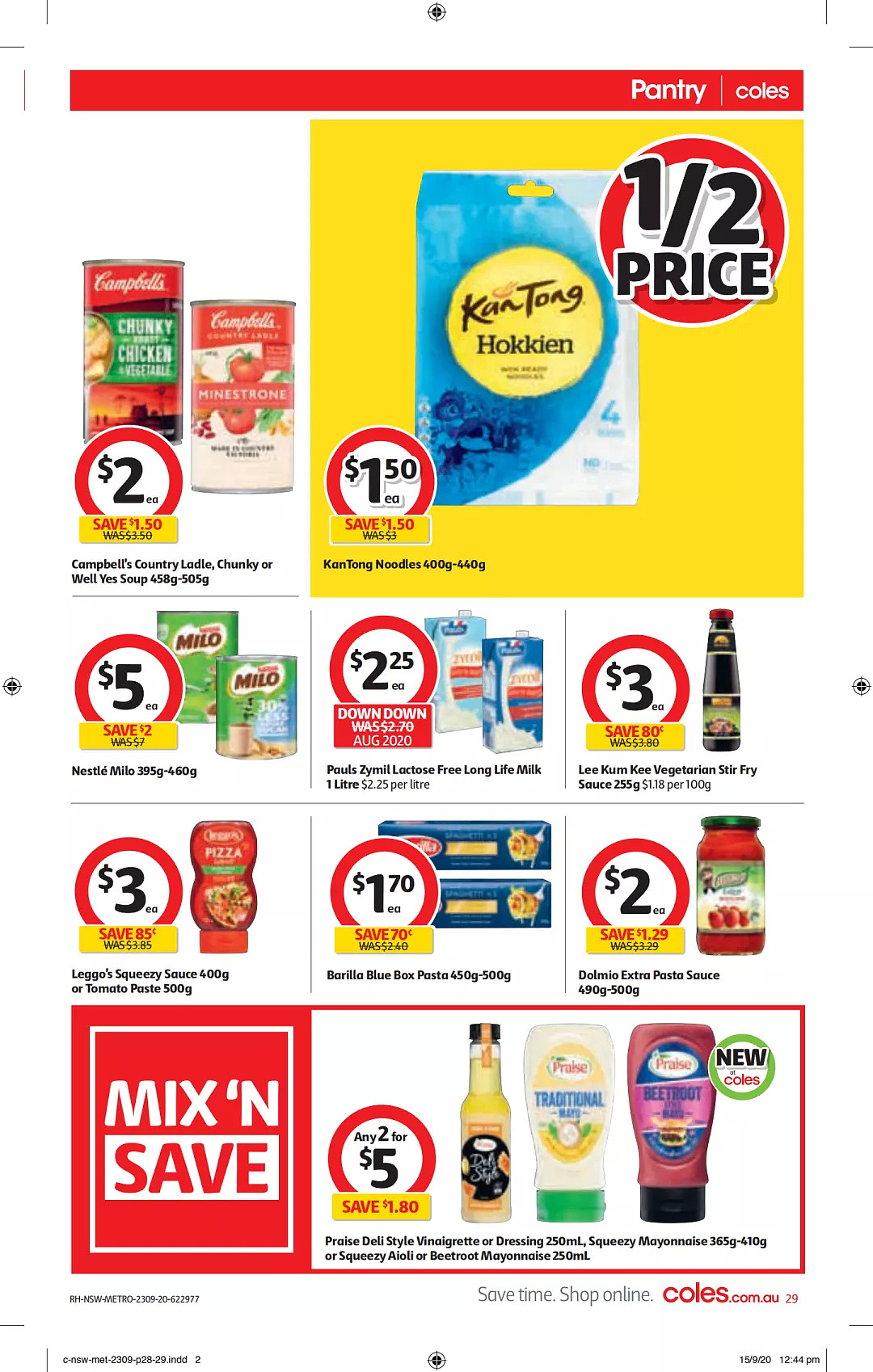 Coles 9月23日-9月29日折扣，虾饺、冰淇淋、纸尿裤半价 - 29