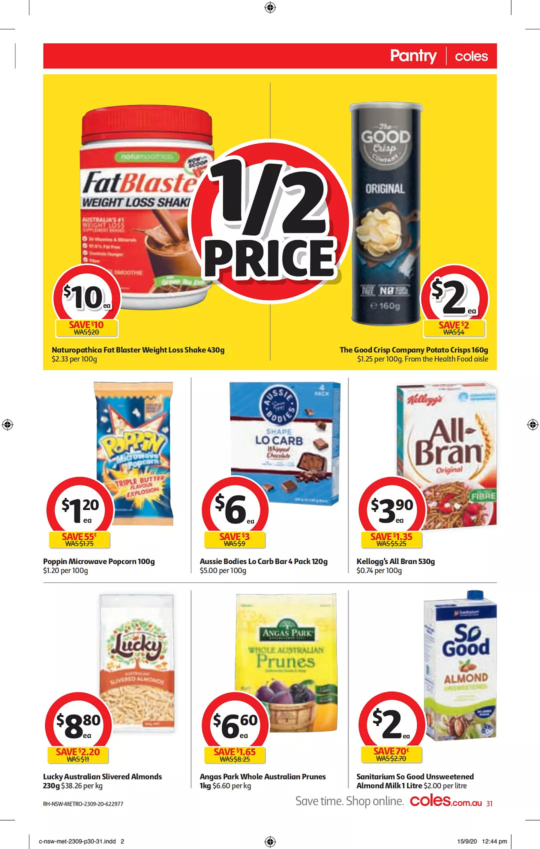 Coles 9月23日-9月29日折扣，虾饺、冰淇淋、纸尿裤半价 - 31