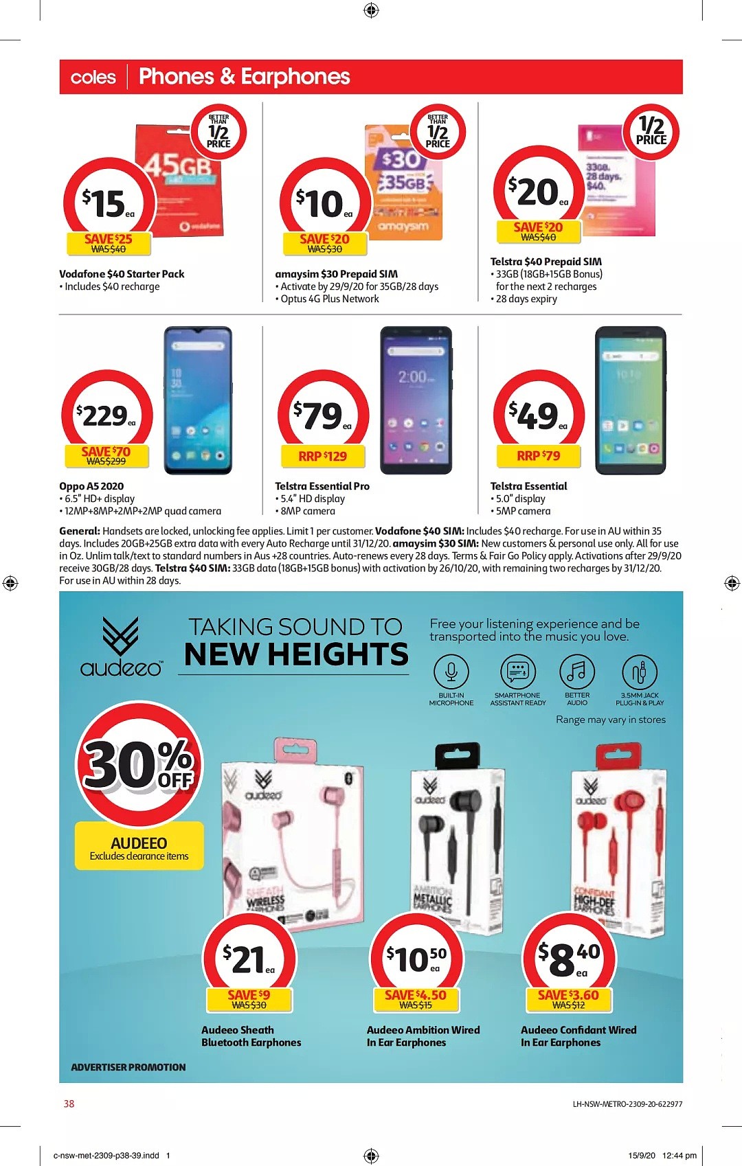 Coles 9月23日-9月29日折扣，虾饺、冰淇淋、纸尿裤半价 - 38