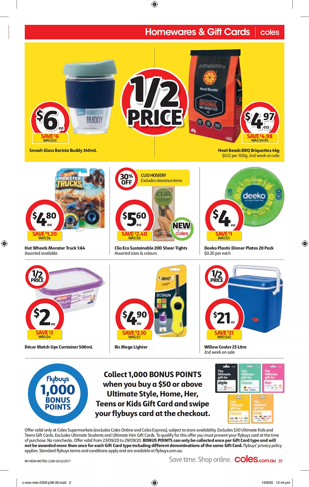 Coles 9月23日-9月29日折扣，虾饺、冰淇淋、纸尿裤半价 - 39