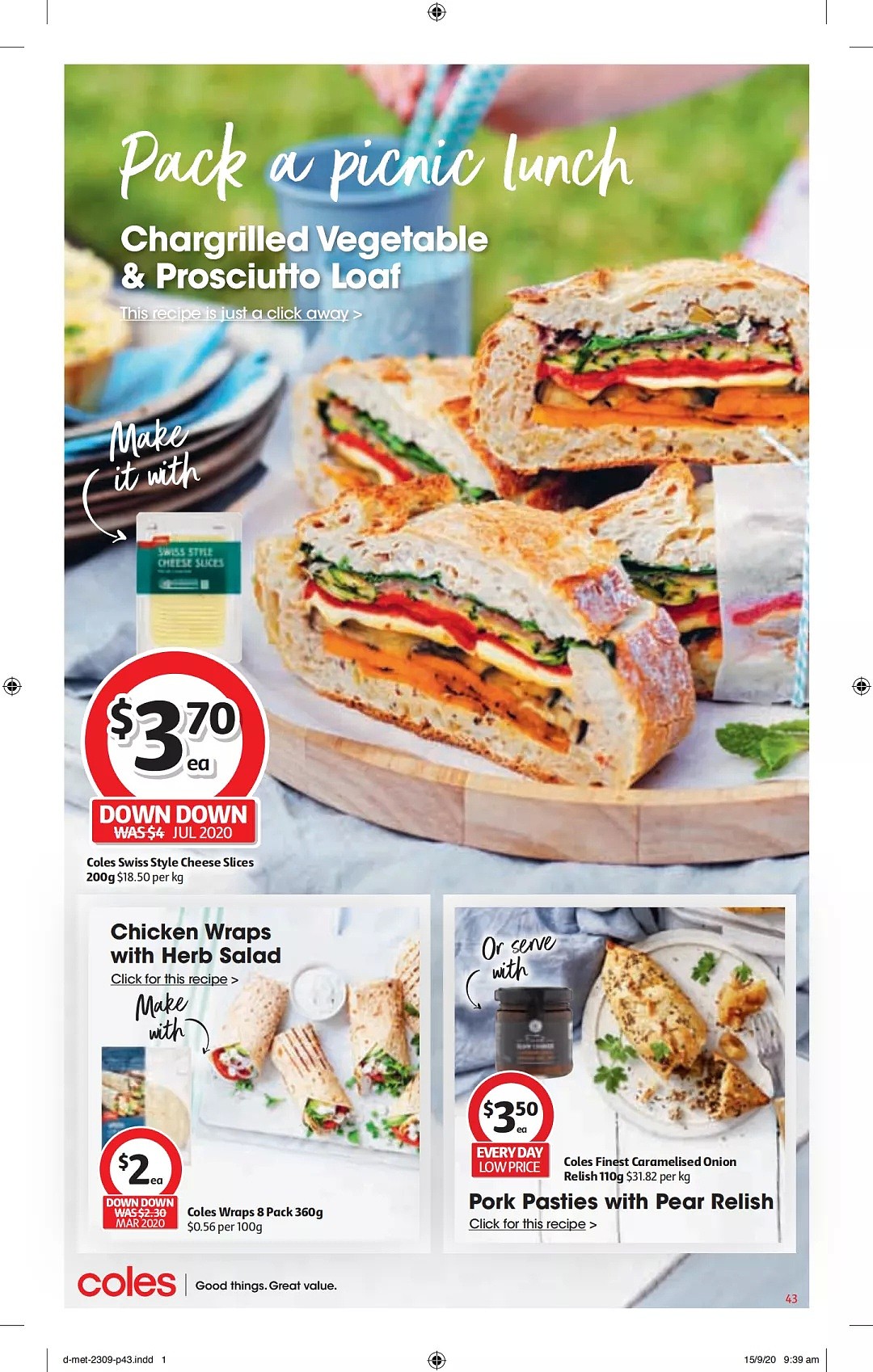 Coles 9月23日-9月29日折扣，虾饺、冰淇淋、纸尿裤半价 - 43