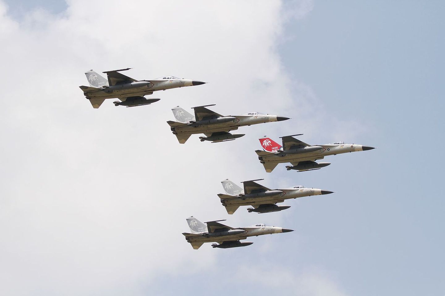 经国号IDF战机为台湾基于F-16的研制的自卫机型。（多维记者：杜晋轩/摄）