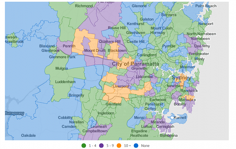 悉尼疫情罚款最多的地区公布！大部分地区都有一个共同点...（组图） - 4