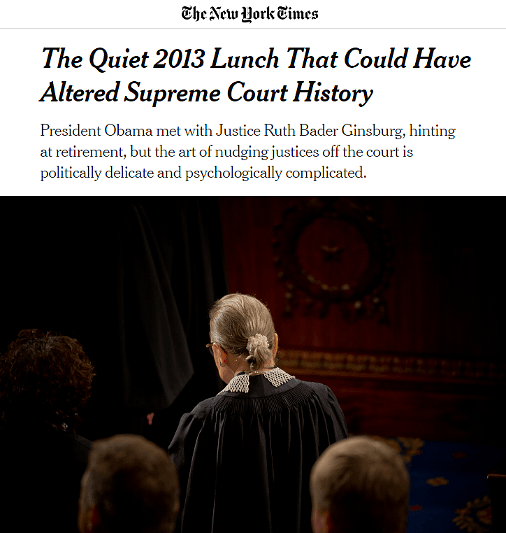 川普提名70后女性担任最高法院大法官，《纽约时报》痛批金斯伯格权欲熏心（组图） - 5