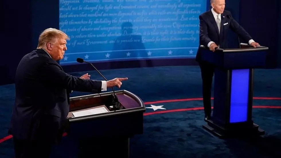 特朗普与拜登第一场辩论会现场，2020年9月29