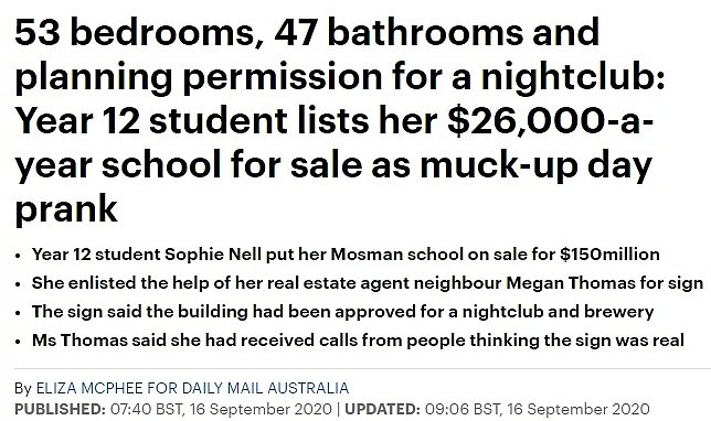 澳洲百年名校标价1.5亿出售，将改造为夜店、监狱？警方介入后，却立下3项奇葩罪名... - 1