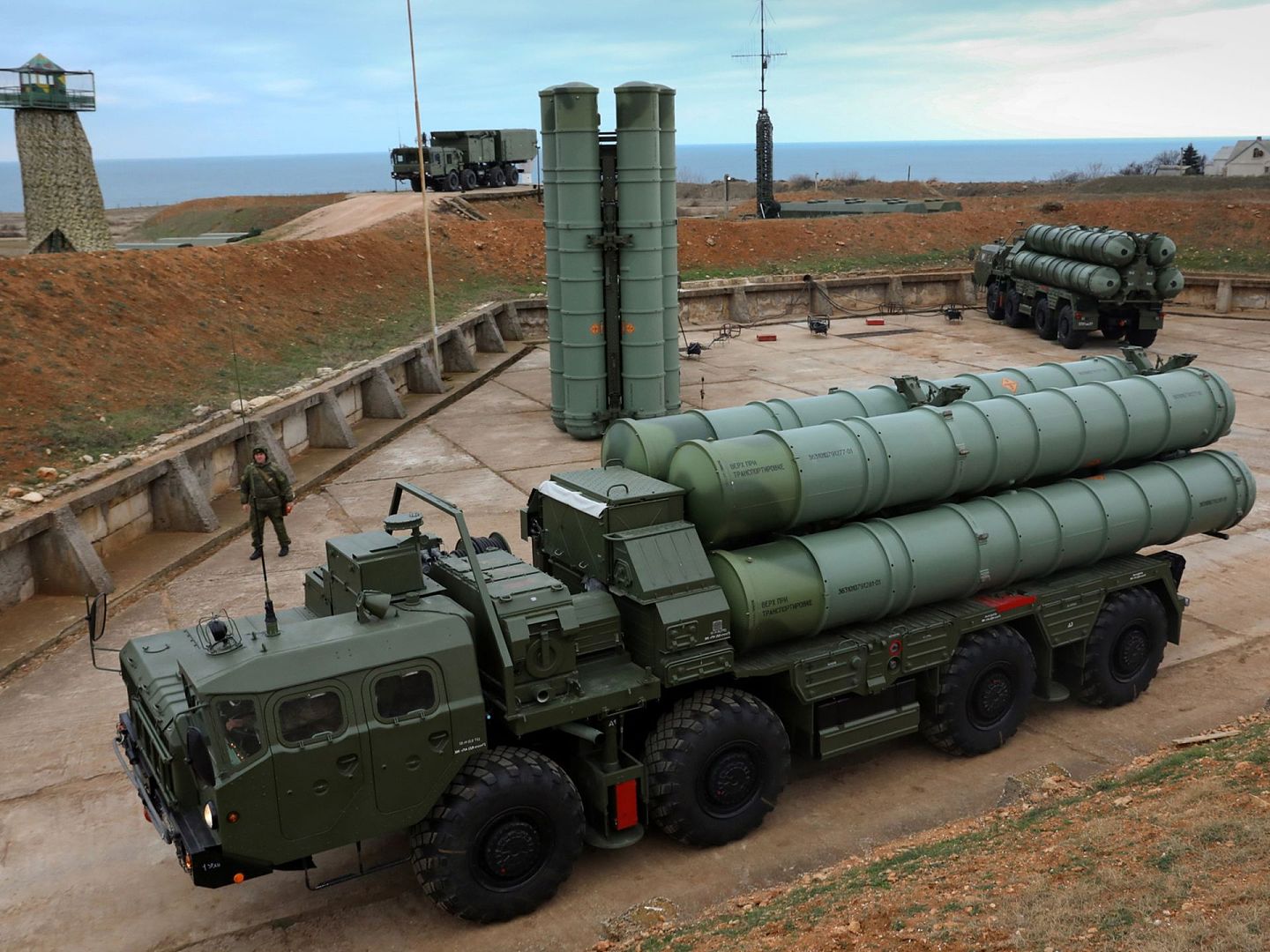 俄罗斯所研制的S-400防空导弹系统，远比S-300先进许多。（Getty）