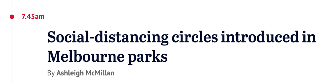 新增7例，禁令之下, 维州公园出现神秘小圈圈！多国对澳开放边境, 维州除外？（组图） - 4