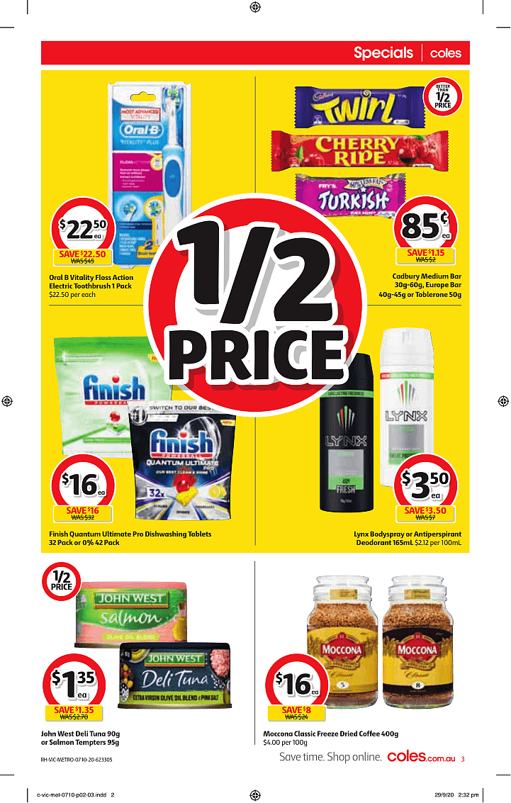 Coles 10月7日-10月13日折扣，油半价，$10含15GB+整月畅打中国长途 - 3