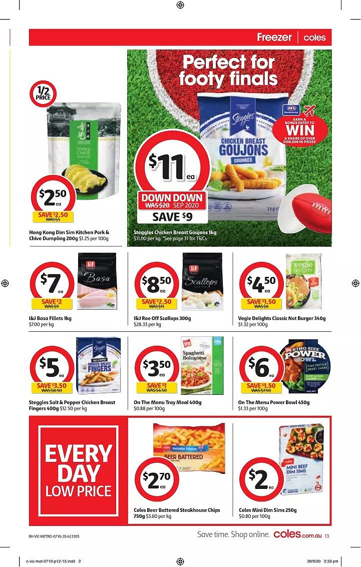 Coles 10月7日-10月13日折扣，油半价，$10含15GB+整月畅打中国长途 - 13