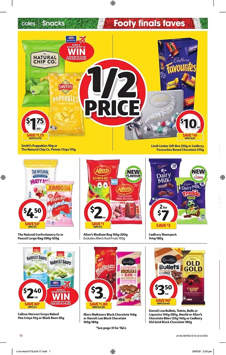 Coles 10月7日-10月13日折扣，油半价，$10含15GB+整月畅打中国长途 - 16