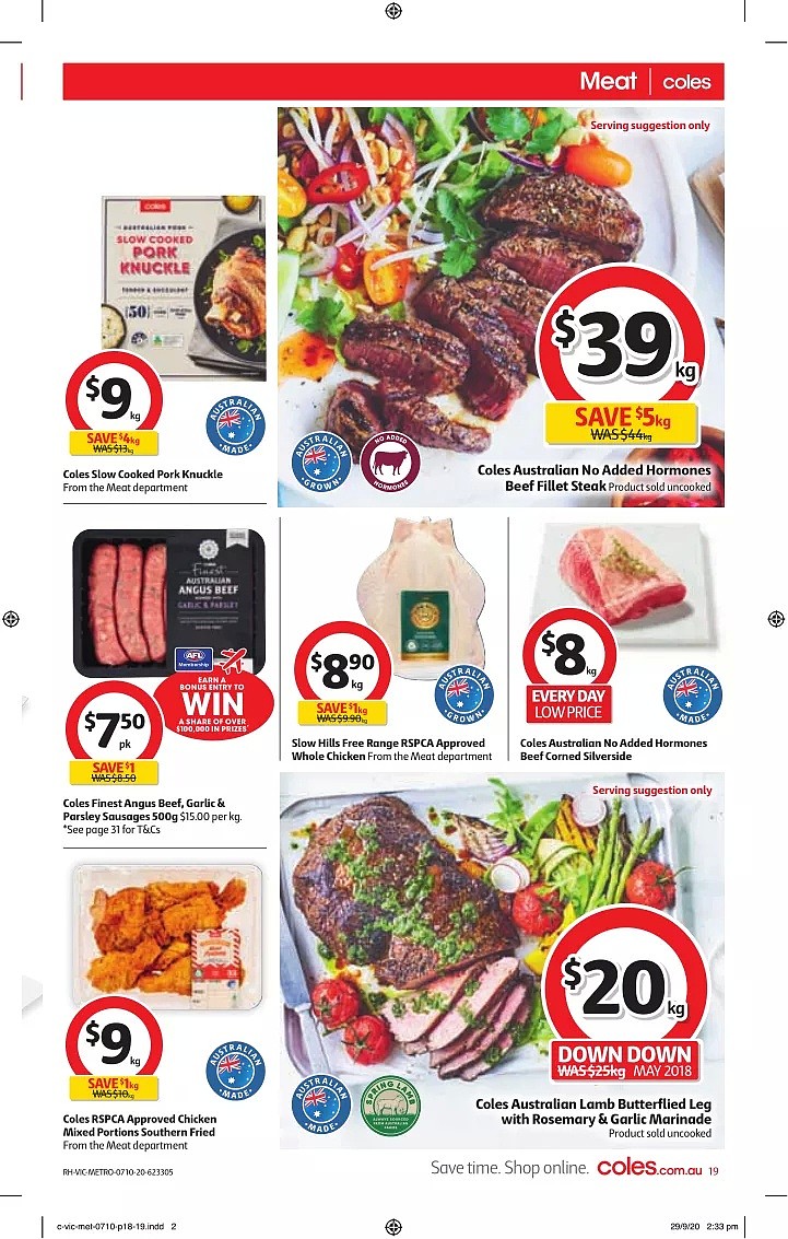 Coles 10月7日-10月13日折扣，油半价，$10含15GB+整月畅打中国长途 - 19