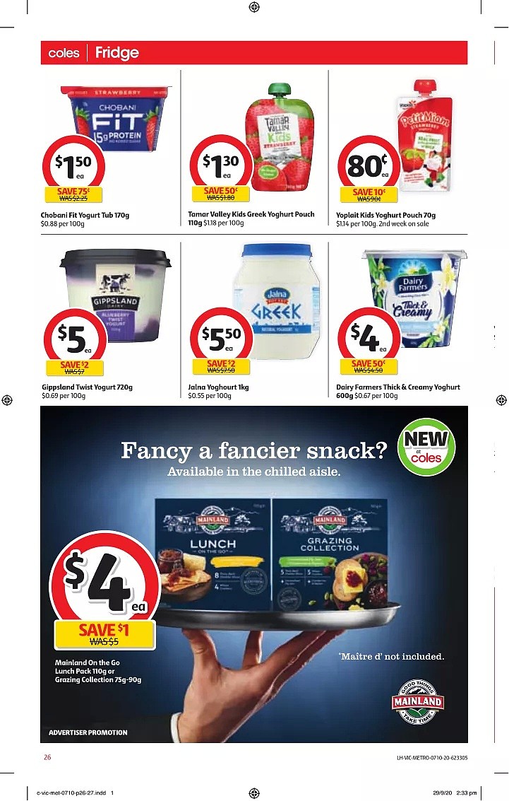 Coles 10月7日-10月13日折扣，油半价，$10含15GB+整月畅打中国长途 - 26