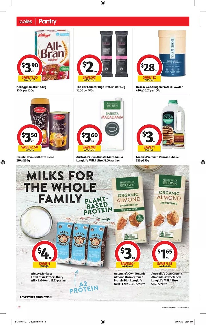 Coles 10月7日-10月13日折扣，油半价，$10含15GB+整月畅打中国长途 - 32