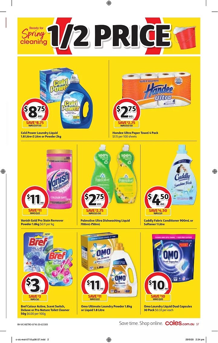 Coles 10月7日-10月13日折扣，油半价，$10含15GB+整月畅打中国长途 - 37