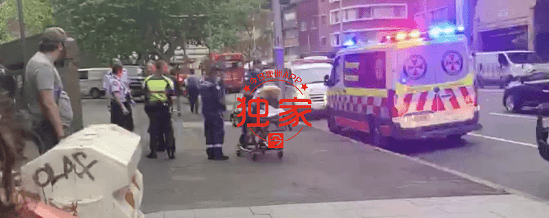 突发！悉尼CBD街头惊现“激动男”，击打头部情绪躁动！大批警员到场制服，交通一度受阻（视频/组图） - 8