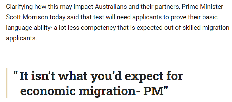 澳总理最新解释！配偶移民英文要求有多高？改革引发诸多不满，境内申请人更受影响？（组图） - 3