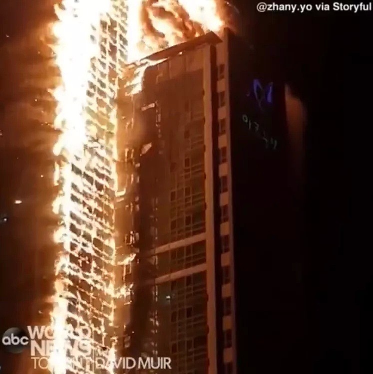 33层豪华公寓遭烈火吞噬，住户集体绝望逃上屋顶，民众哭泣围观！（视频/组图） - 4