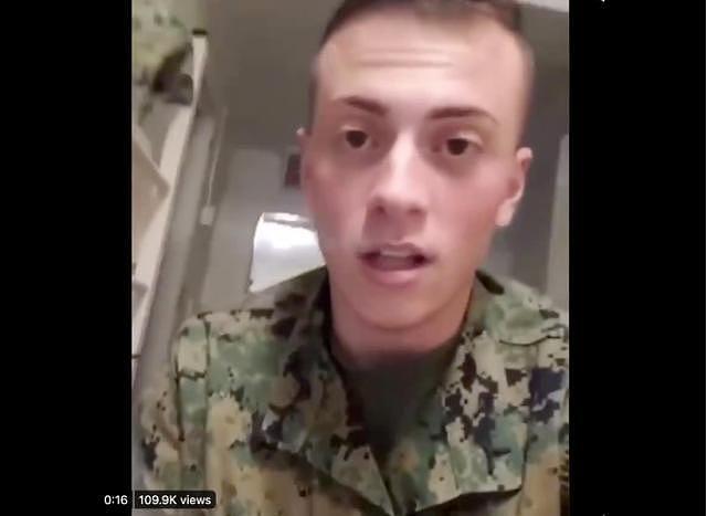 美海军陆战队员发布辱华视频后被调查，称遇到中国人就开枪（组图） - 1