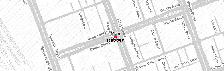 墨尔本CBD，一中年男子被中年大妈刺死 - 3